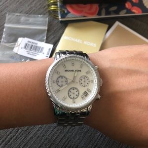 Michael kors stainless steel watch